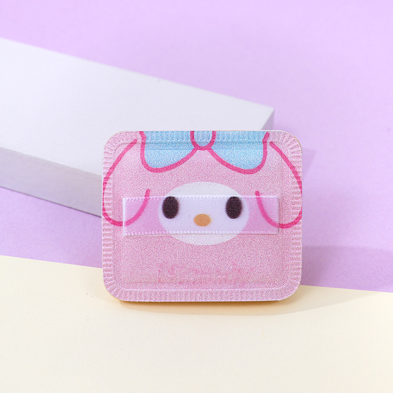 Fábrica personalizada de algodón de azúcar cuadrado soplo de polvo KT gato Sanliou esponja de maquillaje cojín de aire impresión patrón herramienta de belleza