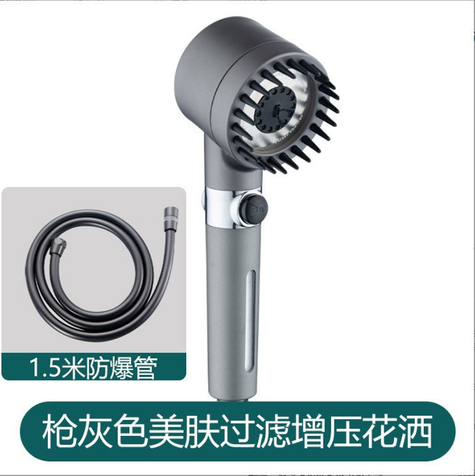 Cross-border wear spray fuerte boquilla de ducha presurizada baño filtro de ducha spray cabeza de ducha pulverización de mano pulverización manual