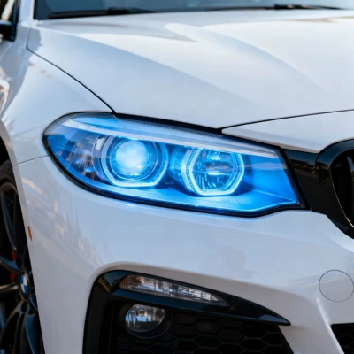 Car headlight protective film headlights TPH anti-scratch repair, anti-yellowing - tph-blue-30cmx-10m