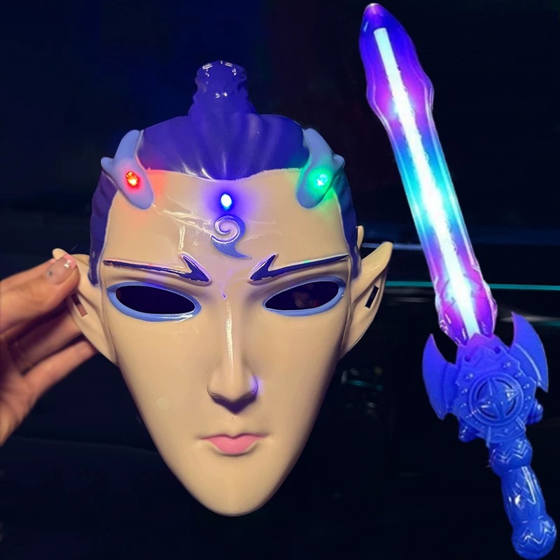 Máscara Nezha Máscara Nazha Juguetes creativos para niños Regalos de jardín de infantes Puesto de mercado nocturno