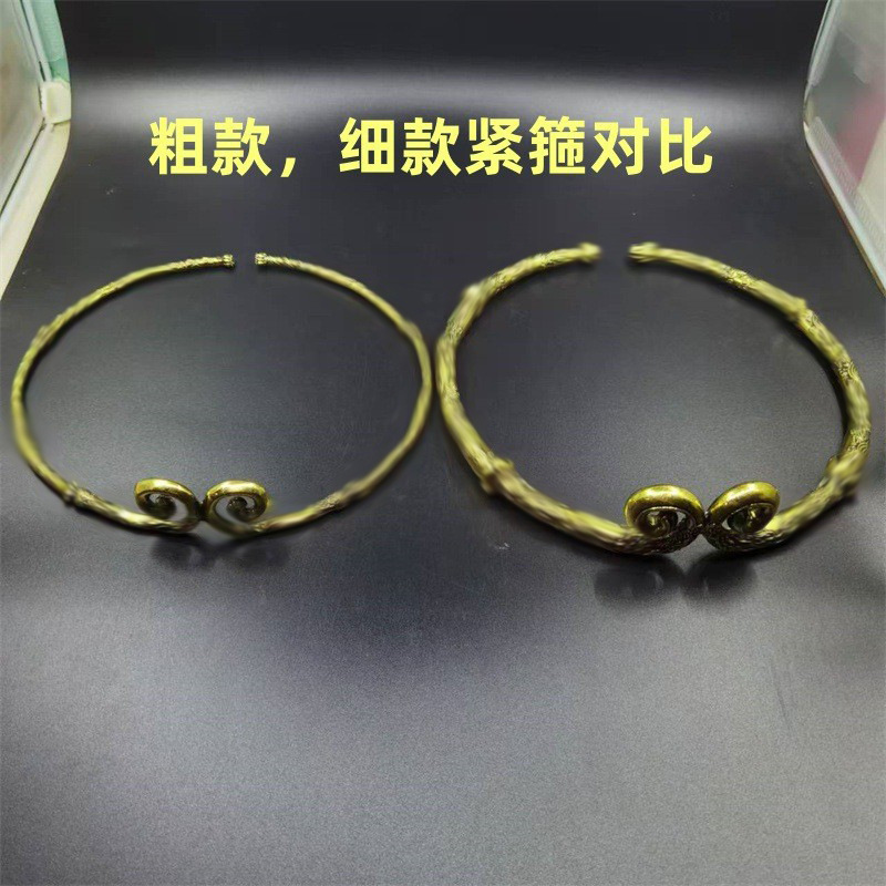 검은 신화 우콩 수집가 에디션 저주 황금 배지 기념품 게임 주변 바람 듀오 목걸이 천둥 타이탄 반지