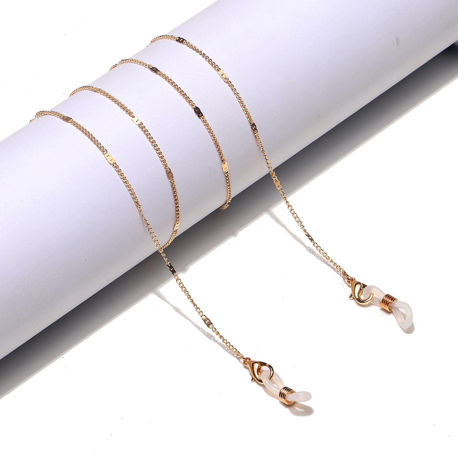 20g Weight Metal Material Fashion Simple Color Retention Golden Metal Glasses Chain 15