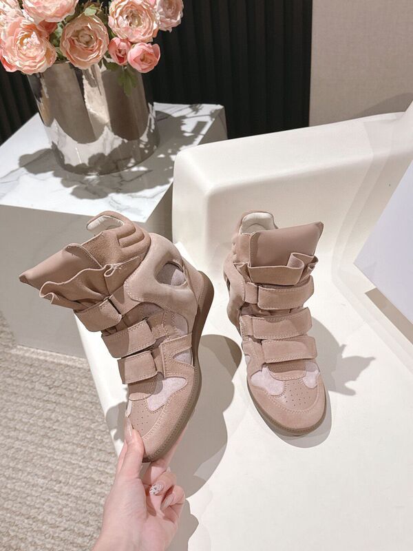2025新款纯色真皮皮带扣内增秋冬女士靴子裸靴ankle boot|undefined