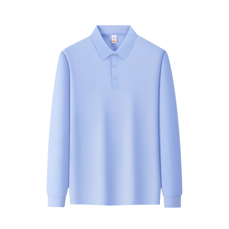 春秋新款翻领长袖POLO衫打底衫上衣工作服文化广告衫定制印logo|undefined