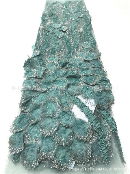 industria pesada tridimensional con cuentas bordadas Gaoding hermosa cena de fiesta mitzvah vestido de moda tela
