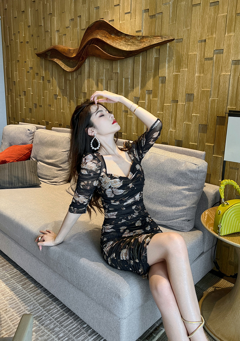 C9985 1060K VÁY ĐẦM LIỀN THÂN NỮ CHOTDNG DÁNG ÔM BODY GỢI CẢM SEXY LƯỚI MỎNG MÙA HÈ HỌA TIẾT HOA THỜI TRANG NỮ G03 SẢN PHẨM MỚI