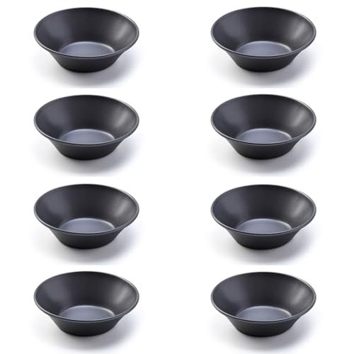 Carbon Steel Egg Tart Mold, Thickened Non-Stick, Household Baking Pudding Cake Mold, Round Small Bowl, Commercial Use