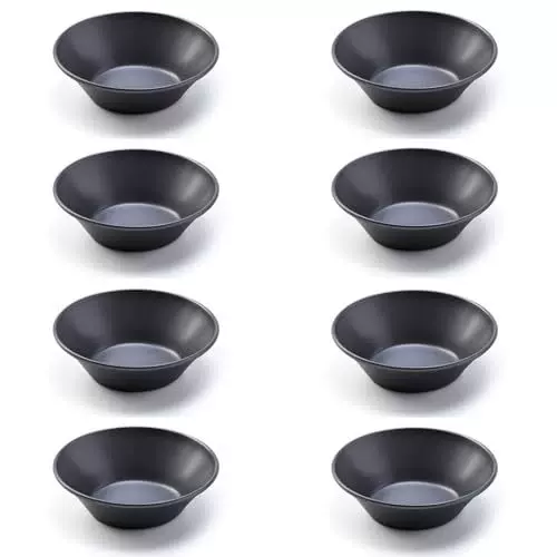 Carbon Steel Egg Tart Mold, Thickened Non-Stick, Household Baking Pudding Cake Mold, Round Small Bowl, Commercial Use