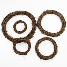 土伏藤编花环藤圈藤环圣诞DIY花店装饰品配件藤制品门环