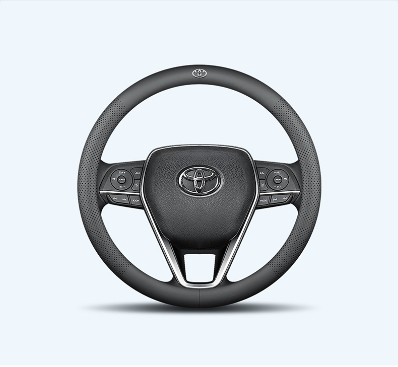 Suitable for Toyota Fenglanda steering wheel cover leather four seasons universal ultra-thin car handle inner accessories modification