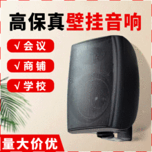 壁挂音响  公共广播蓝牙定压喇叭门店超市商场会议用 壁挂音箱