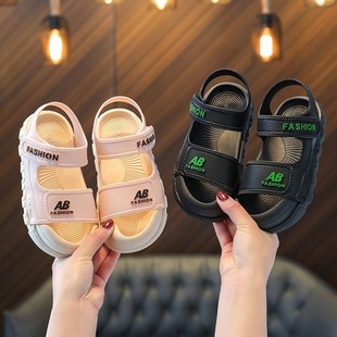 Children's Toe Sandals Boys 3-6 Years Old Children's Girls Summer Soft Bottom Non-slip Waterproof Baby Beach Shoes