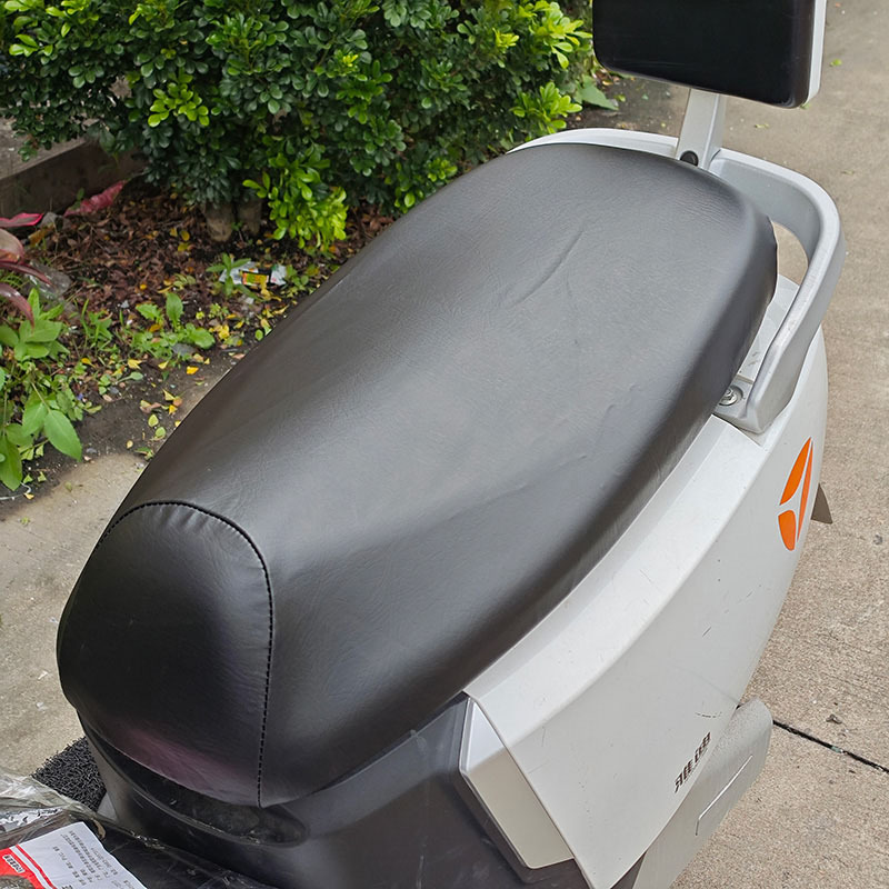 Waterproof Electric Vehicle Seat Cover, Thickened Leather Seat Cover for Electric Bikes, High Elasticity, Fully Enveloping, Refurbished Seat Cover