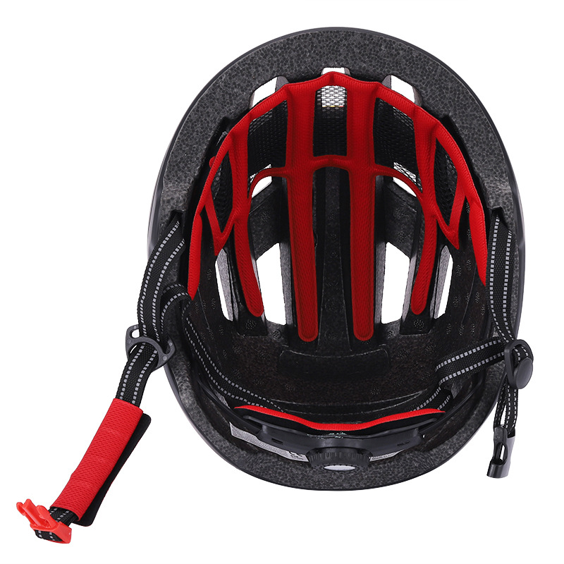 Gran ala de succión magnética gafas casco hombres y mujeres de montaña carretera bicicleta casco con carga USB Luz