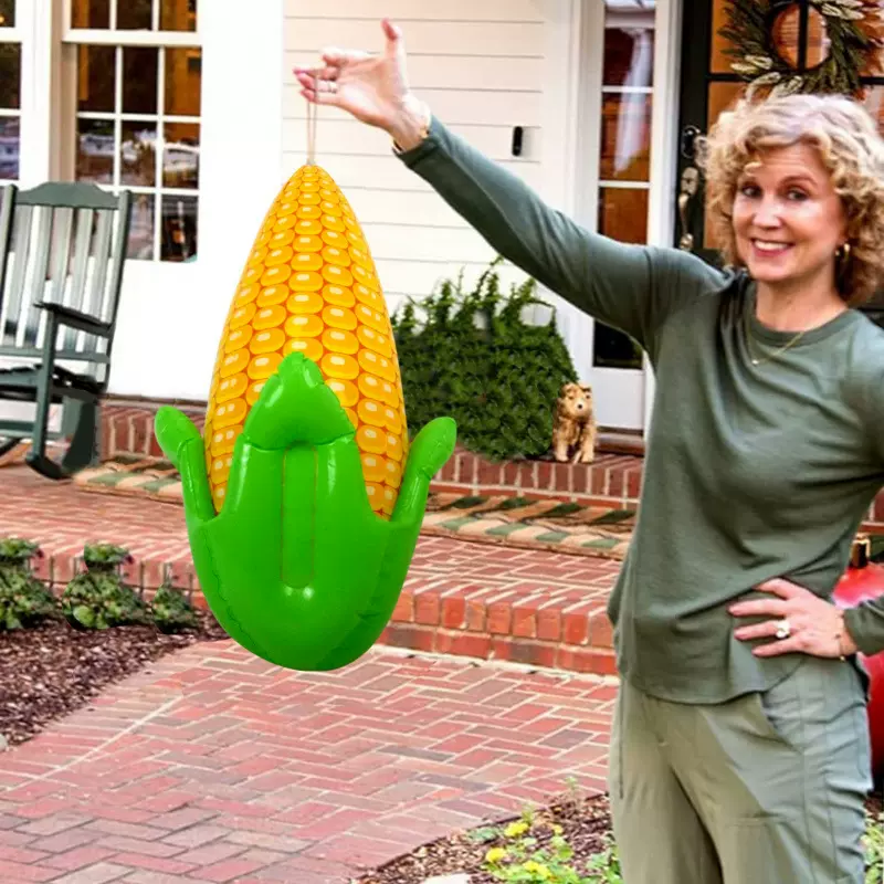 仿真充气玉米大号玩具PVC小朋友玩具加厚装饰立体仿真充气玉米棒