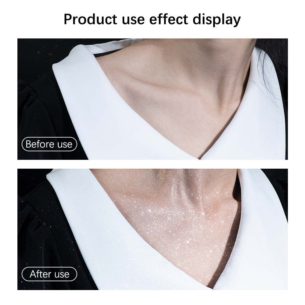 ibcccndc Glitter Spray 60ml Nightclub Party Body Starry Sky Glitter Spray Stage Makeup undefined