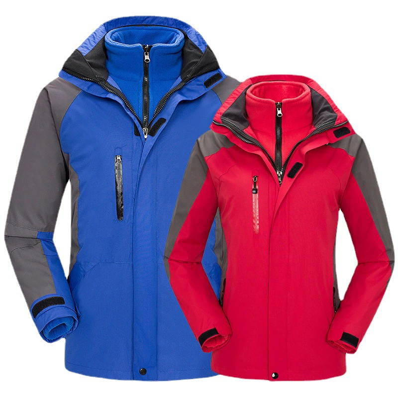 Осенний и зимний открытый набор из двух частей три в одном заряда.