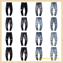 �羳ŷ��Purple Brandţ�п�jeansˮϴ���ɸ����ƶ���īƦ˧��ʽ