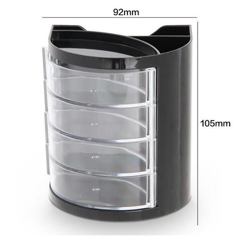 Deli stationery multi-layer pen holder office business pen holder metal grid pen holder pen holder combination wholesale