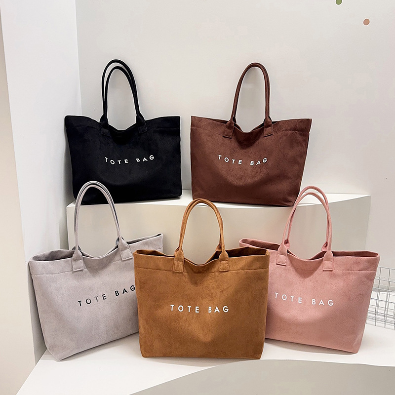 Fashion Trendy Handbag New Large-Capacity Casual Travel Style Tote Bag Korean Style Commuting Versatile Bag for Women