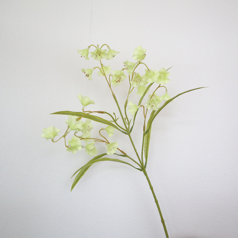 模擬高品質 3 枝風鈴花の枝花束ホームハイエンドソフト装飾花撮影小道具花瓶フラワーアレンジメント|undefined