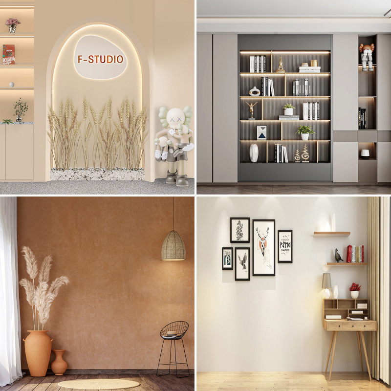 New Live Broadcast Background Cloth with a High-End Feel, Suitable for Internet Celebrities and Streamers, Simple Design for Kuaishou Photoshoots, 3D Stereo Live Room