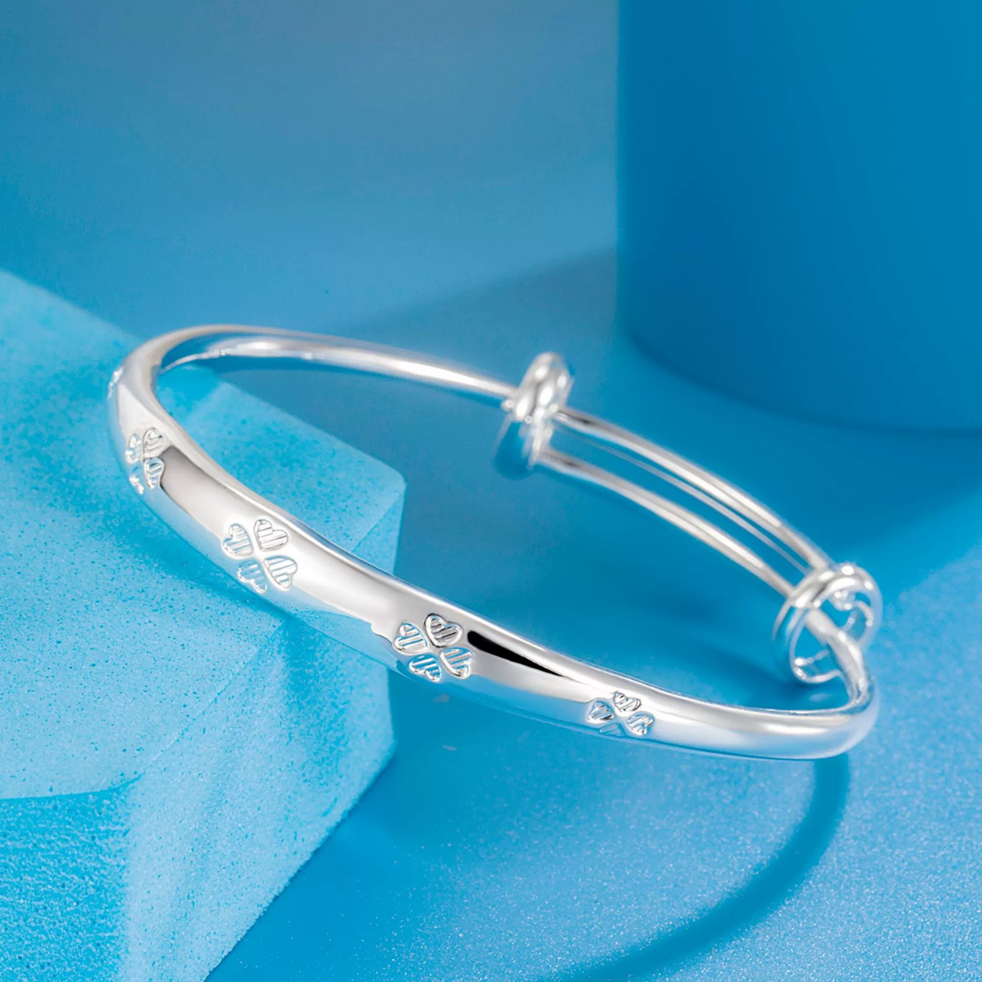 Children's bracelet, four-leaf clover