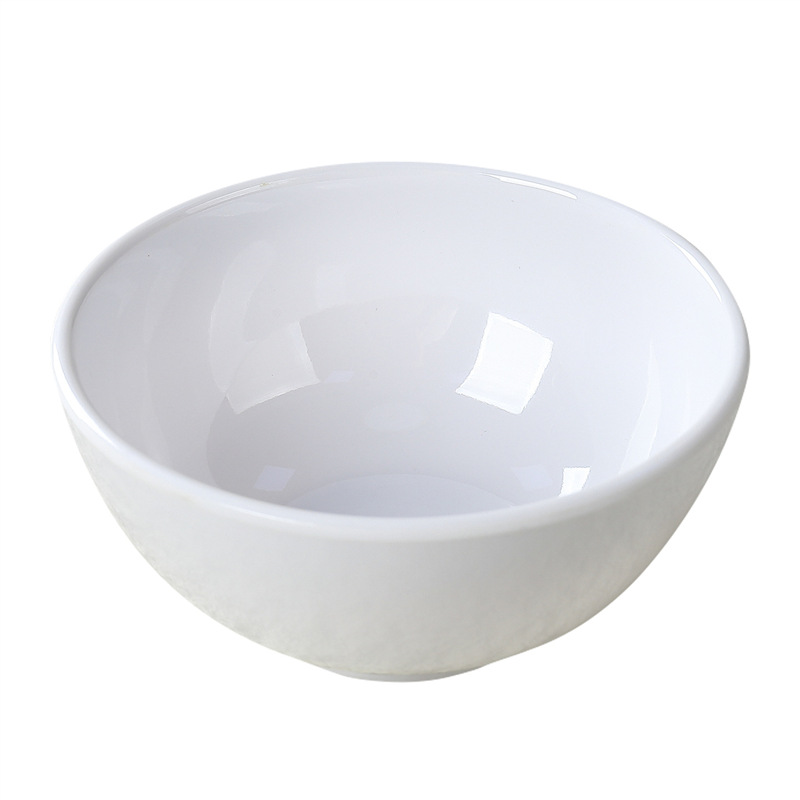 Color melamina tazón de comida rápida tazón de arroz de porcelana de plástico tazón de sopa tazón de salsa de salsa tazón de cubiertos caseros anti-caída tazón