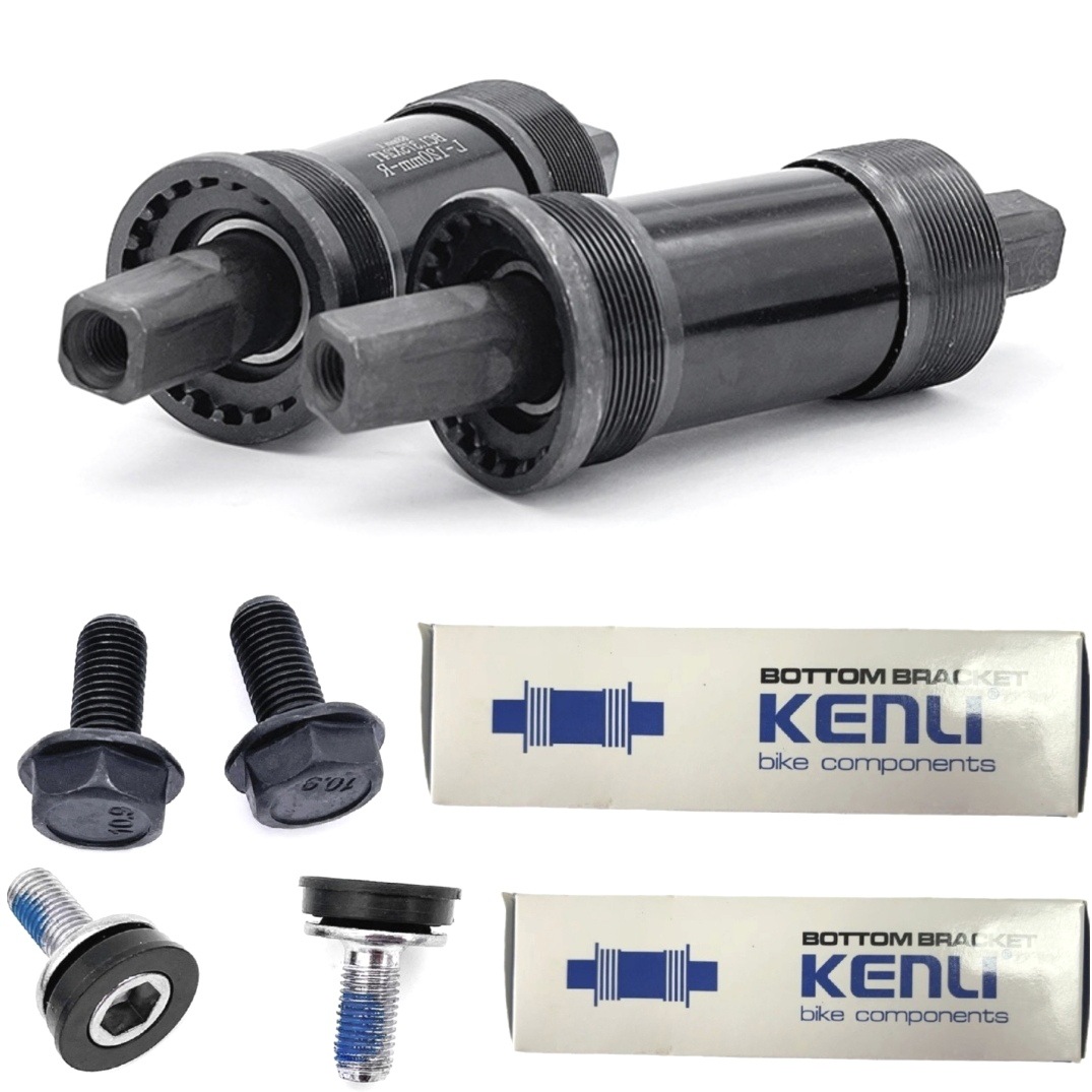 Kenli Mountain Bike Sealed Middle Axle Integrated Double Peilin Bearing Square Hole Middle Axle with Waterproof Screw Bicycle