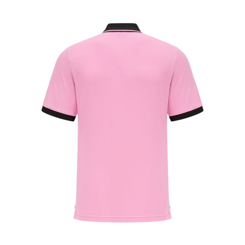 Nuevo Polo de manga corta Camisa de los hombres transfronterizos clásico Rosa deportes casual algodón slim fit más tamaño de manga corta Camiseta de la solapa