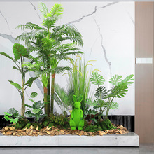大型仿真植物装饰室内外客厅落地绿植假树造景楼梯下景观盆栽摆件