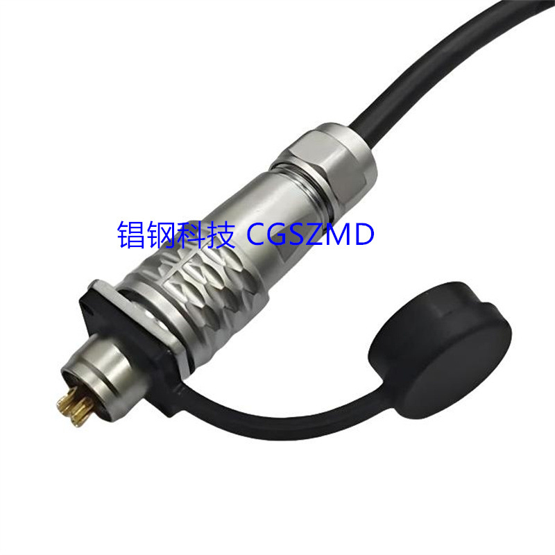 航空插头SF12/16/20 带线 控制电缆焊接线束连接器信号线IP68