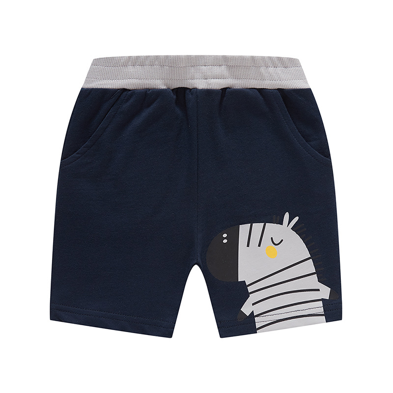 Pantalones Cortos Deportivos para Niños de Algodón con Cintura Elástica para Verano