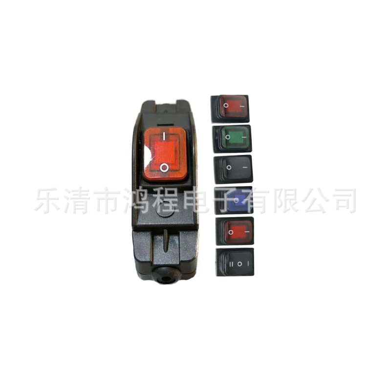 308防水开关接线板两档三档 大功率大电流耐高温材质KCD4船型开关