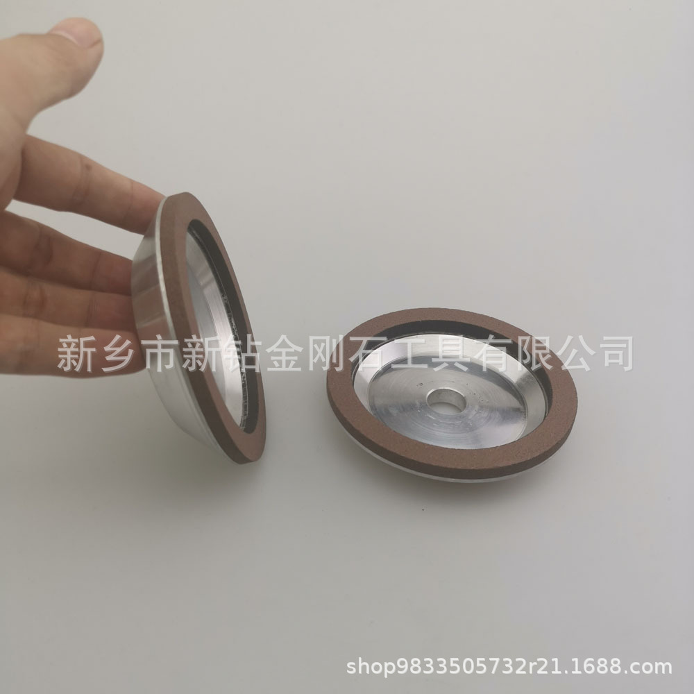 碗型陶瓷金刚石砂轮 钻石毛坯加工打磨砂轮 100mm树脂金刚石砂轮