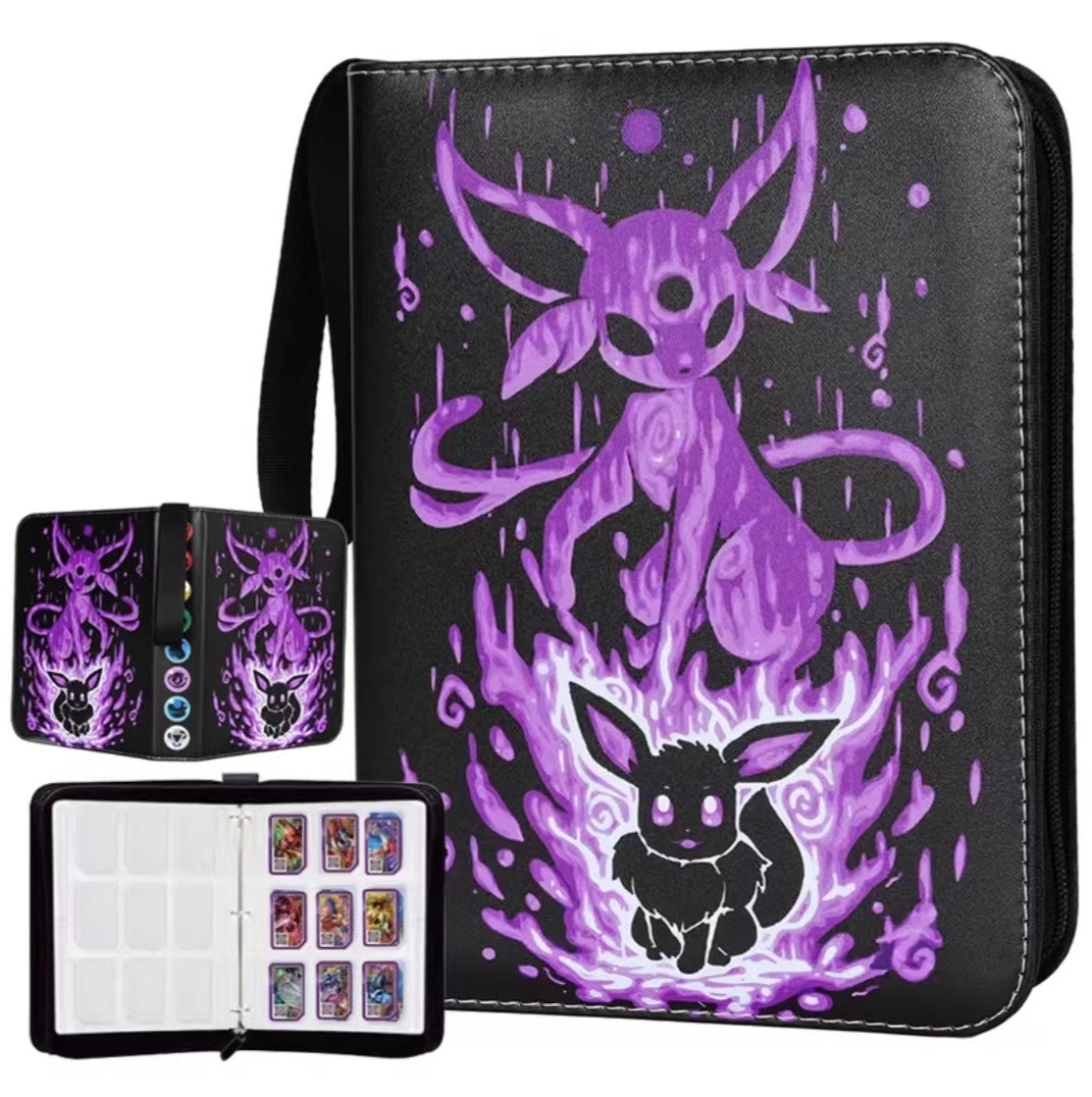 FUENTE fabricante en stock suministro baokemeng juego tarjeta colección libro Magic Baby Tarjeta de cremallera libro de almacenamiento