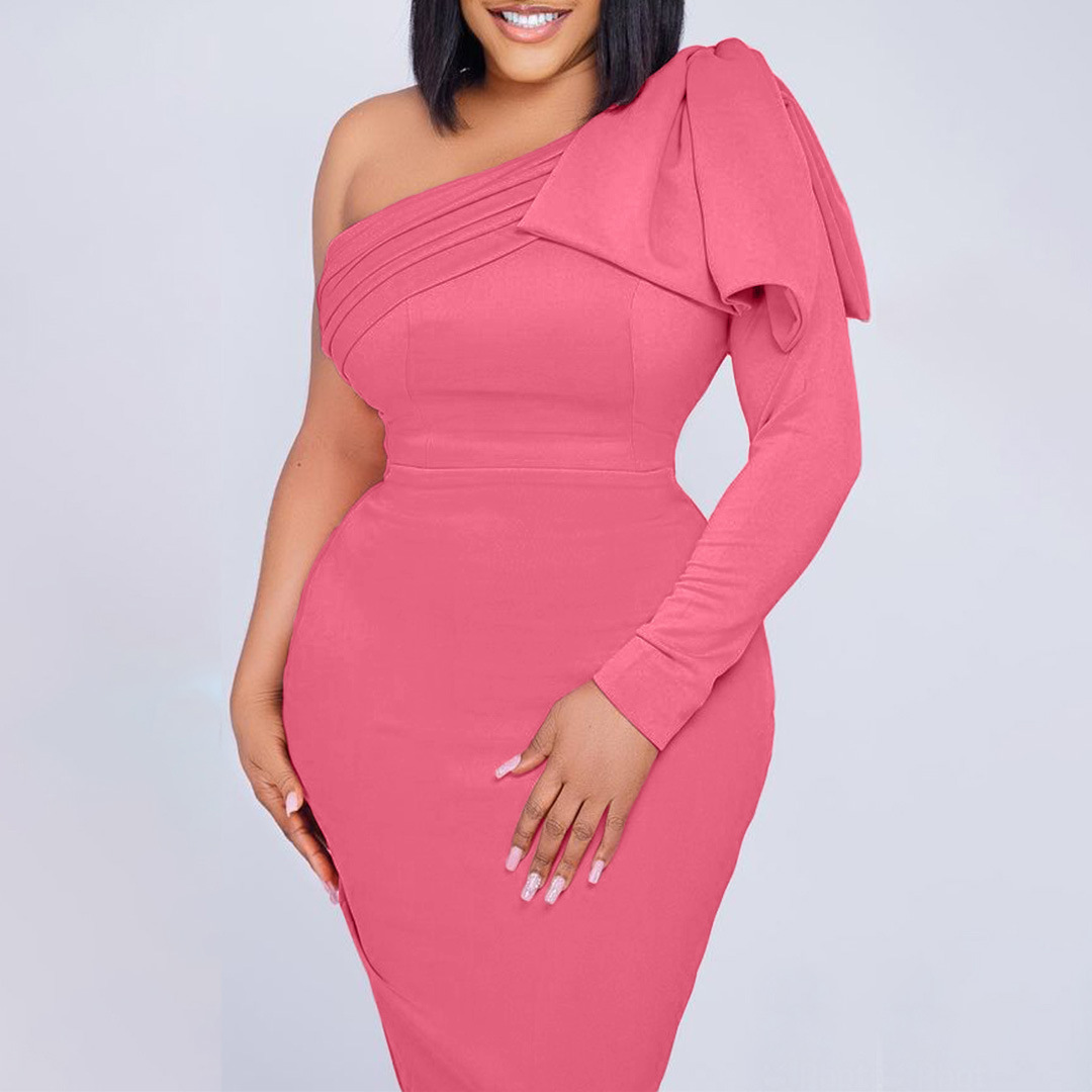 Women's Solid Color Bodycon Dress