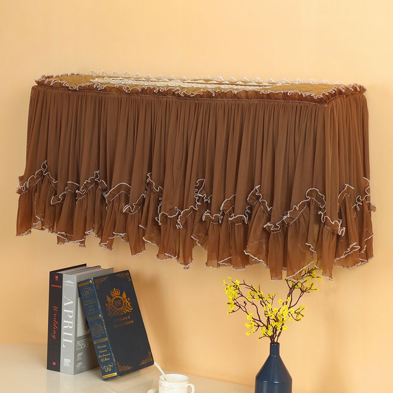 空调防尘罩罩遮挡风帘挂式机专通用防直吹布艺格力装饰美化套