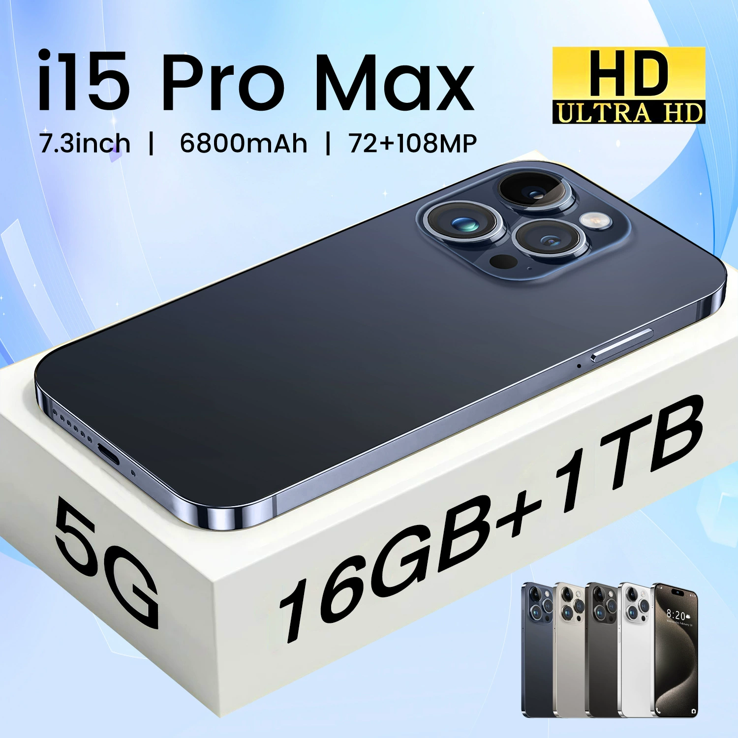 Подвижный телефон Agile, умные часы, intel core i15, 15 pro max, 4G, 128gb, (跨境交易)