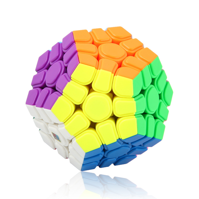 Moyu serie magnética dos tres cuatro cinco orden Cubo de Rubik pirámide magnética cinco Cubo de Rubik 3D tridimensional en forma de juguete Cubo de Rubik