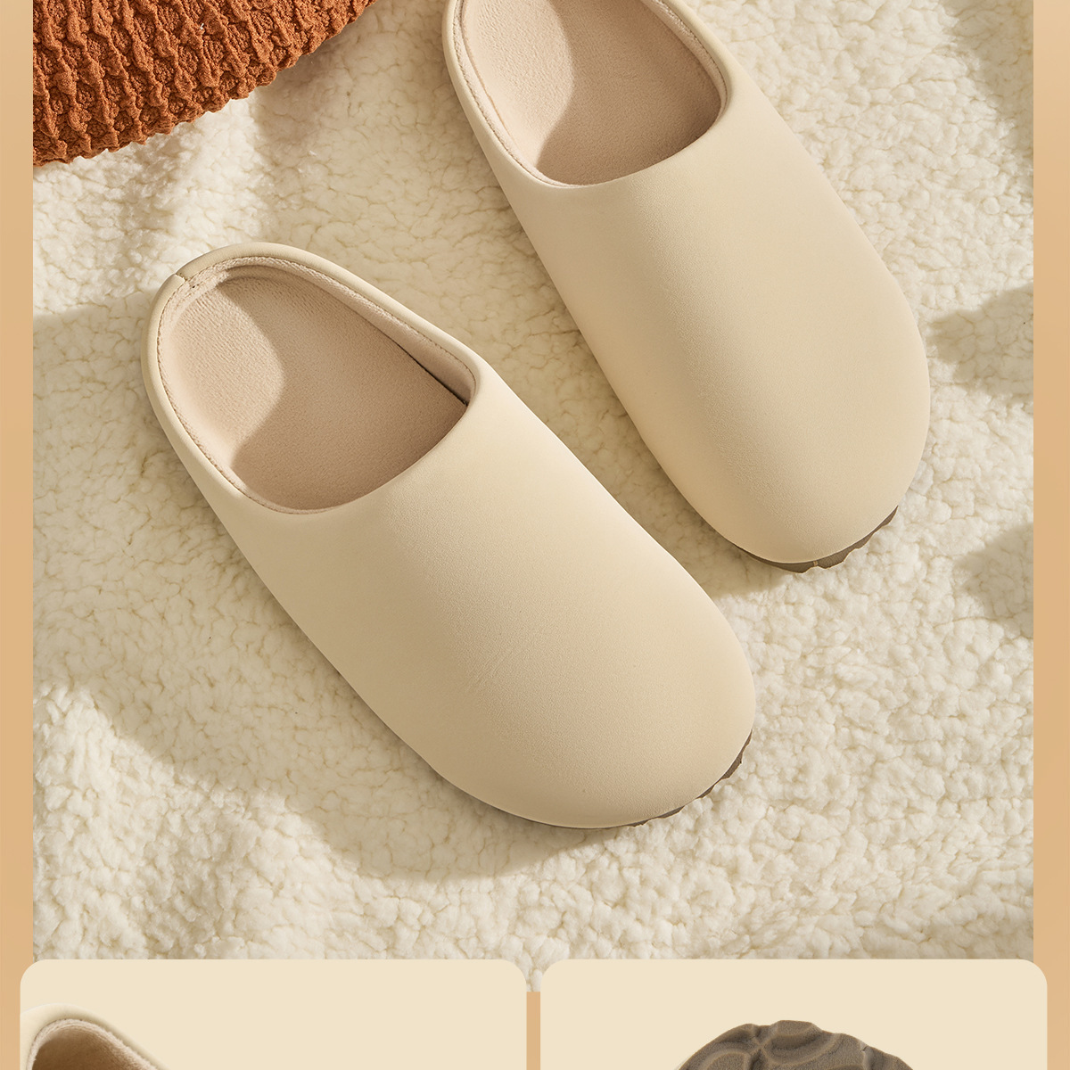 Comfortable Unisex Cotton Slippers For Home Indoor Spring Autumn_voghion.com