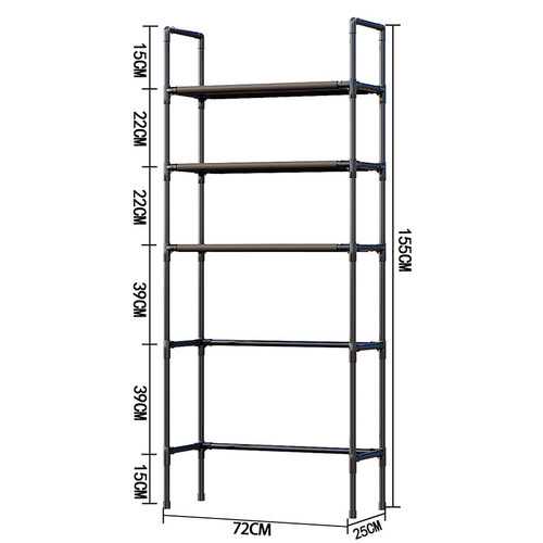 TEMU Bathroom Balcony Laundry Rack Clothes Dryer Shelf Floor-Mounted Toilet Paper Holder Storage Rack