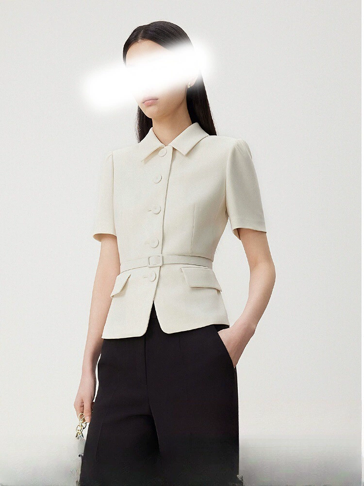 Summer suit, with short sleeve