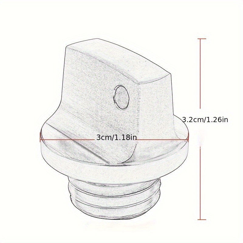 Motorcycle oil cap CNC aluminum M20x2.5 universal modified fuel filler cap available in multiple colors