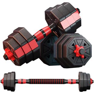 Cross-Border Exclusive Octagonal Eco-Friendly Dumbbells for Men's Home Fitness Equipment, Adjustable Set Combination Barbell Kettlebell