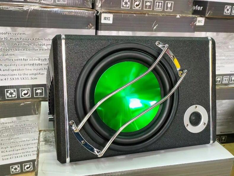 10inch High Power Car Audio Heavy Bass Car Subwoofer Trapezoidal Modified Speaker Conference Room