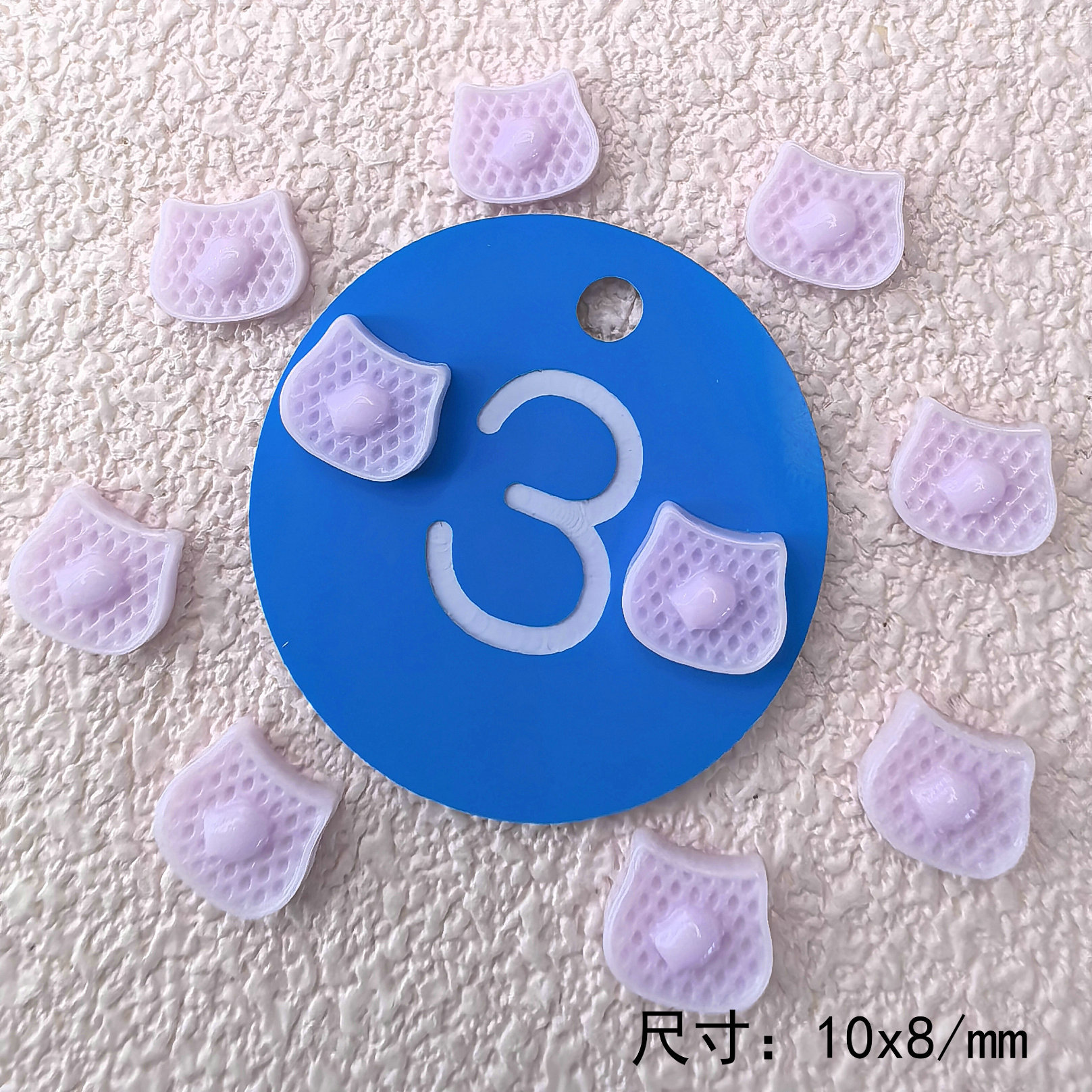 清新甜美塑料树脂迷你食玩华夫饼干奶油胶耳钉发夹潮玩配件000