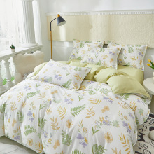 母婴级全棉四件套斜纹小清新宿舍学生三件套纯棉单被套批发可代发