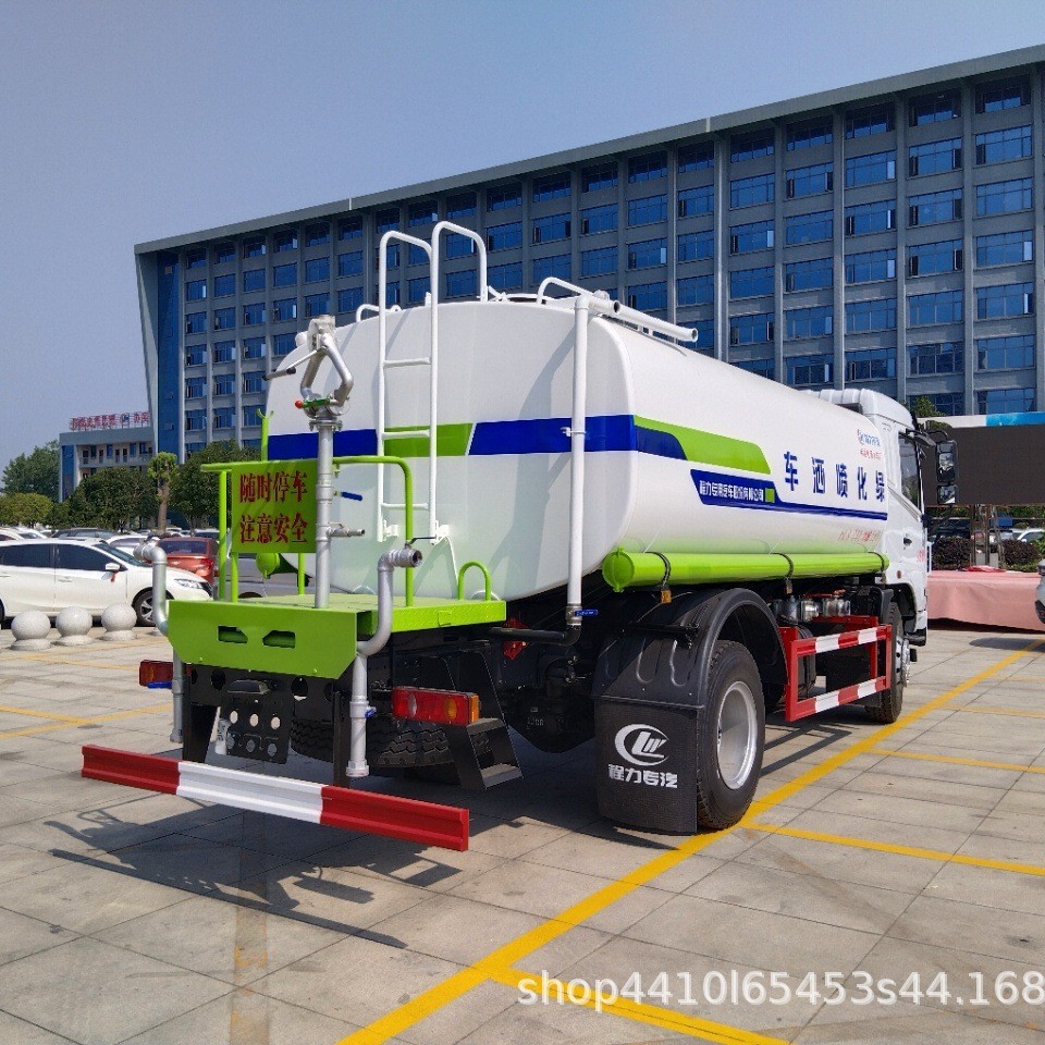 Construction Site Engineering Dust Suppression Sprinkler Truck, Landscaping Irrigation Sprinkler Truck, National Vi Dongfeng 12 Cubic Meter Sprinkler Truck