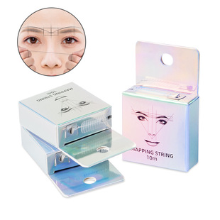 Colorful ribbon ink positioning line ink positioning mapping line box mapping string line ruler